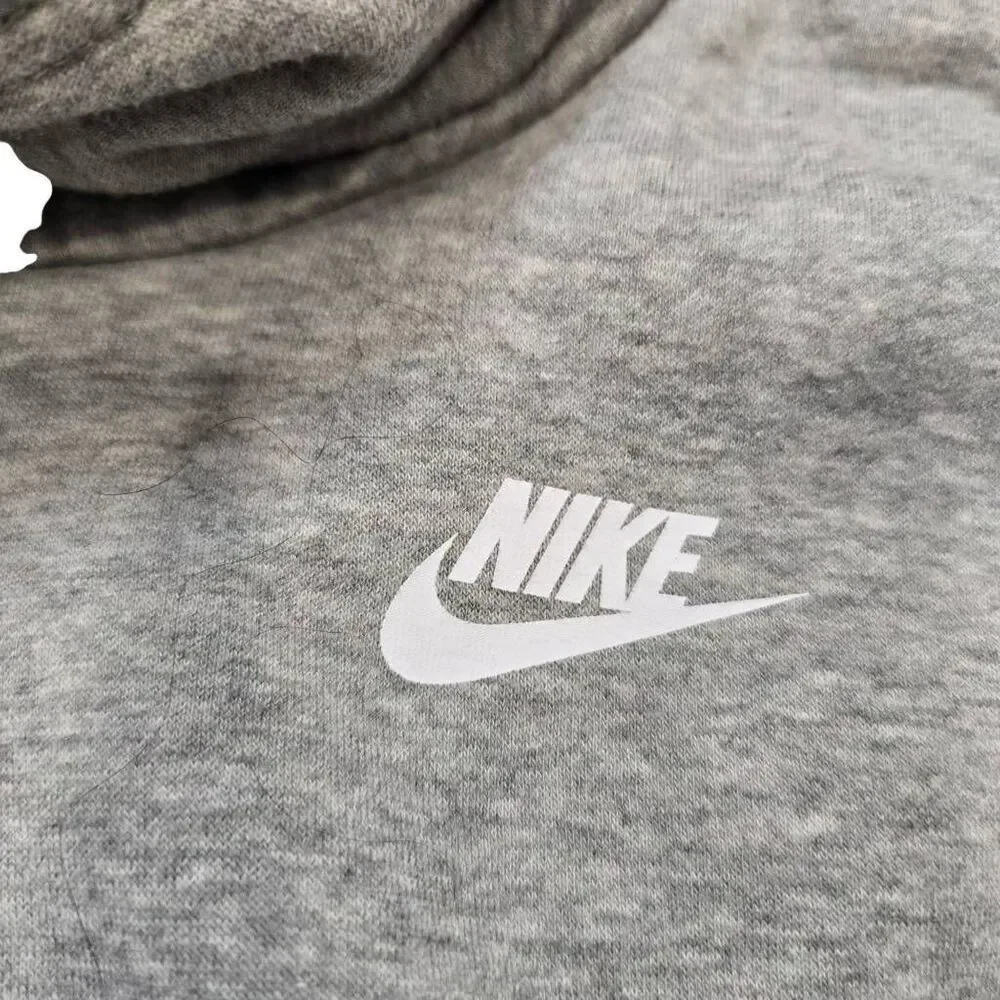 Nike Hoodie Women's Small Gray Funnel Neck Long Sleeve Pullover Gorpcore Stretch